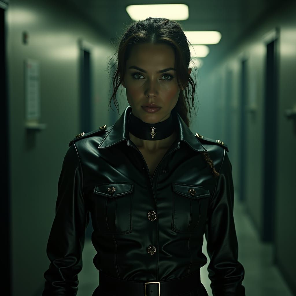 Rhea Ripley as Snake Queen in Black Boot Prison