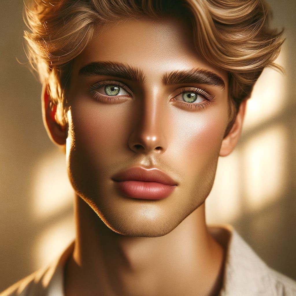 Ethereal Youth in Golden Hour