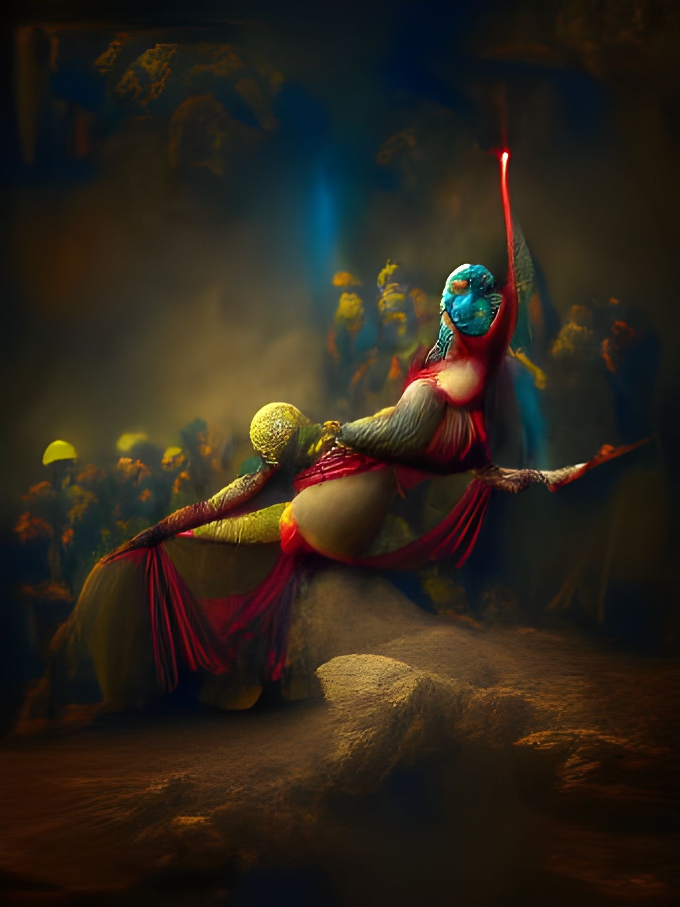 Twi'lek Dancer in Renaissance Style