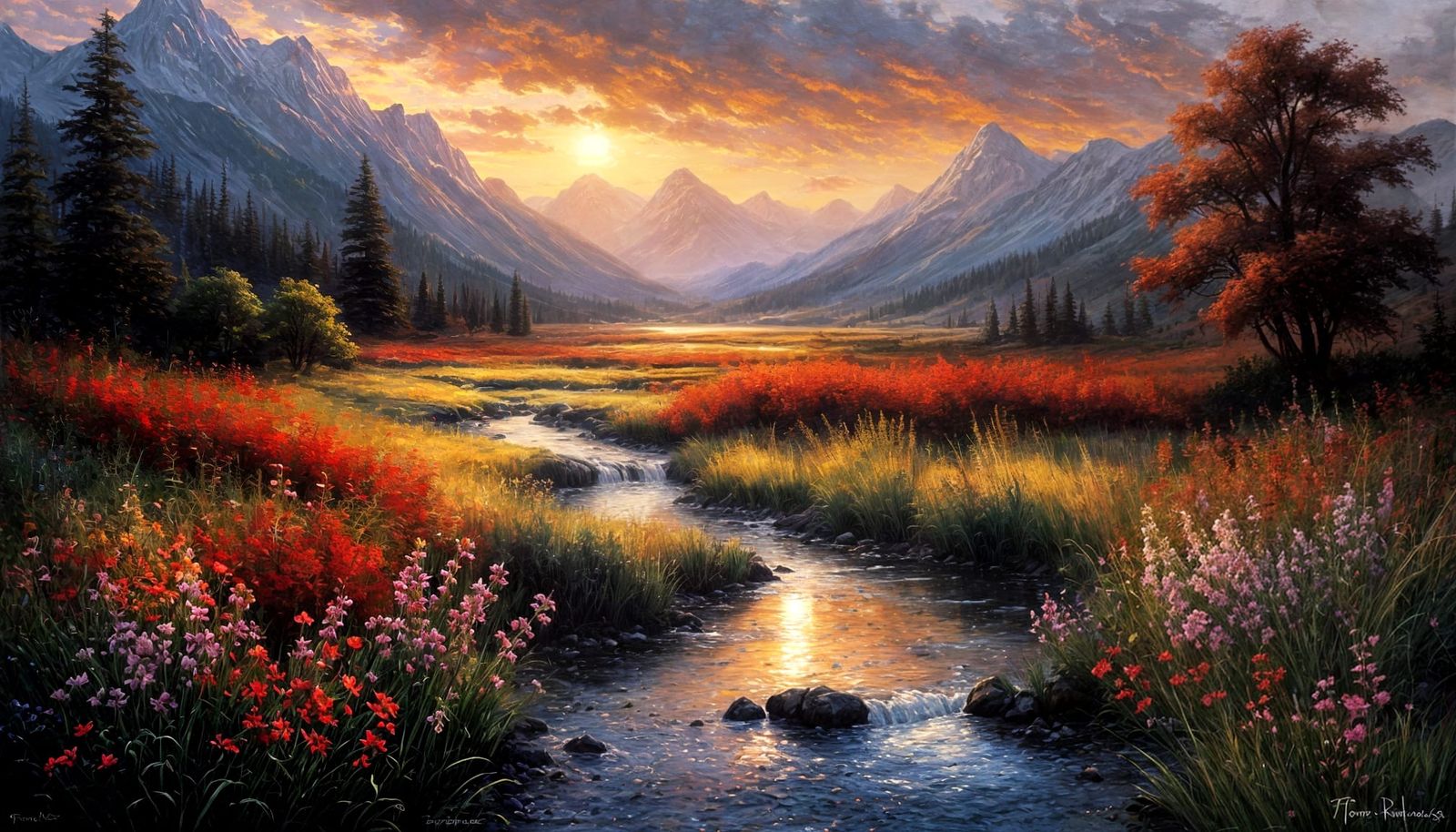 Quiet Waters through Silent Meadow