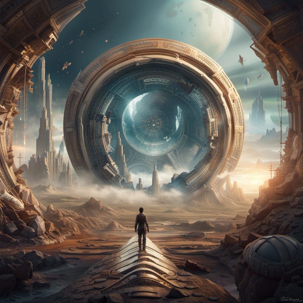 Epic Portal to Another World: Digital Matte Painting