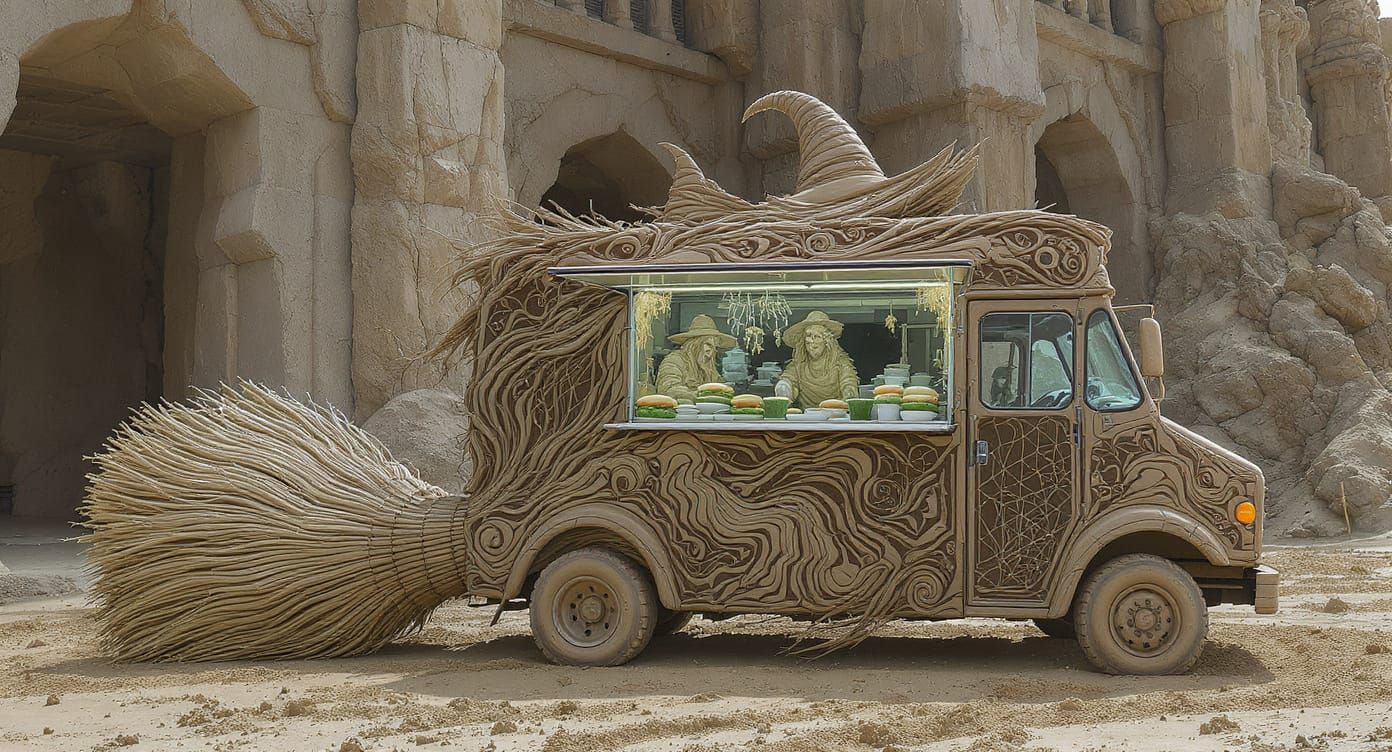 Sand Witch Serves Sandwiches from Broom Food Truck