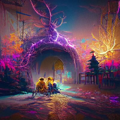 Stranger Things Inspired Dark Fantasy Concept Art