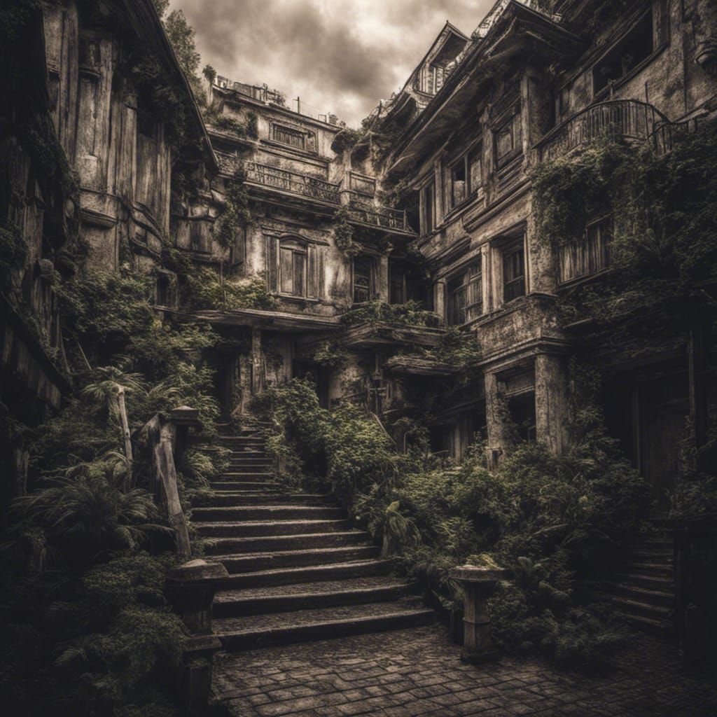 Detailed Hyperrealistic Atmospheric Scene