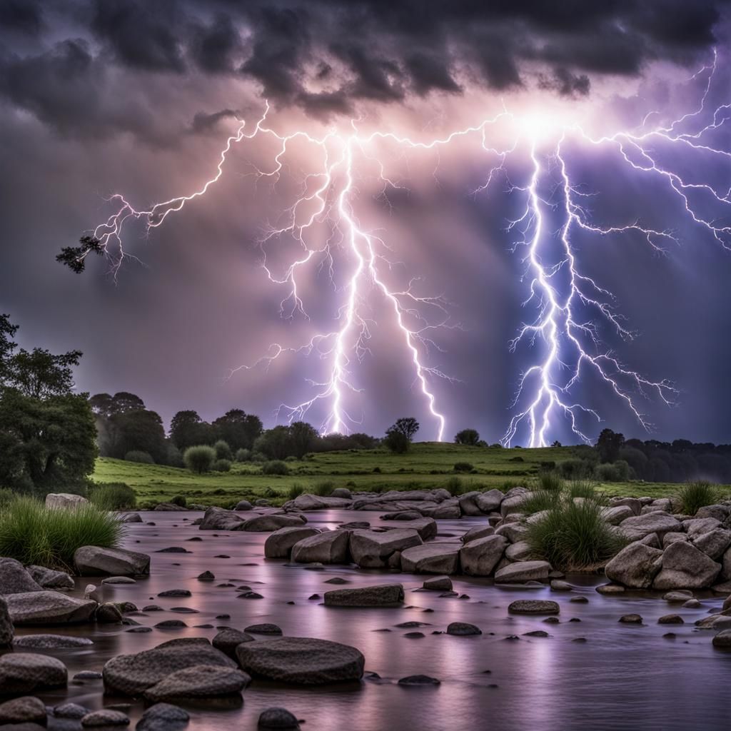 AI Generated Thunderstorm