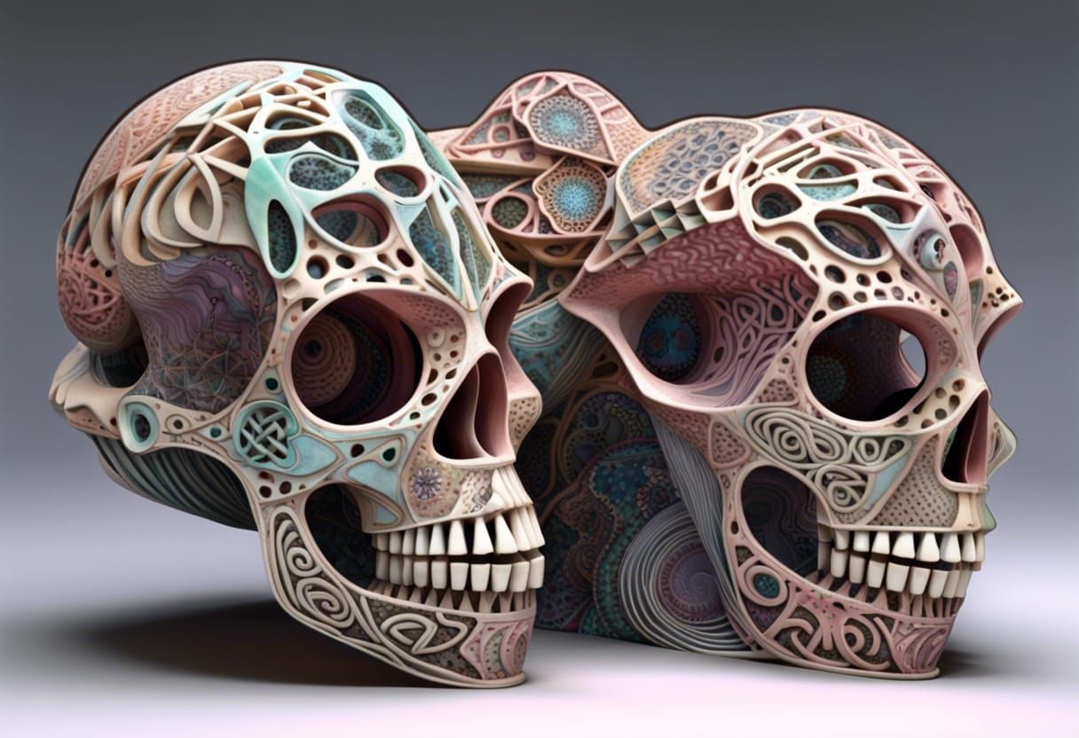 Complex 3D Structure with Organic and Mechanical Elements