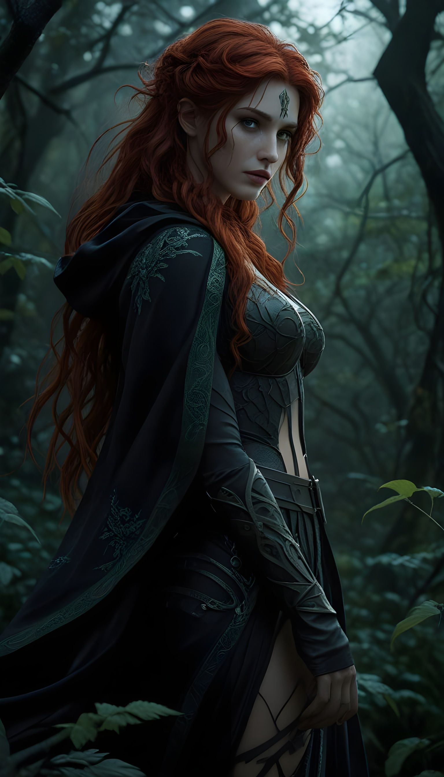 Sarmation Sorceress Selene Nightshade