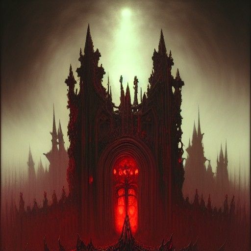 Unholy Kingdom: Gothic Castle in Hellscape