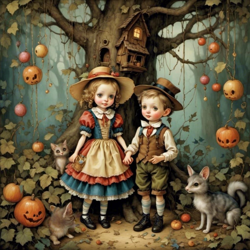 Hansel and Gretel Lost, Marionette Style