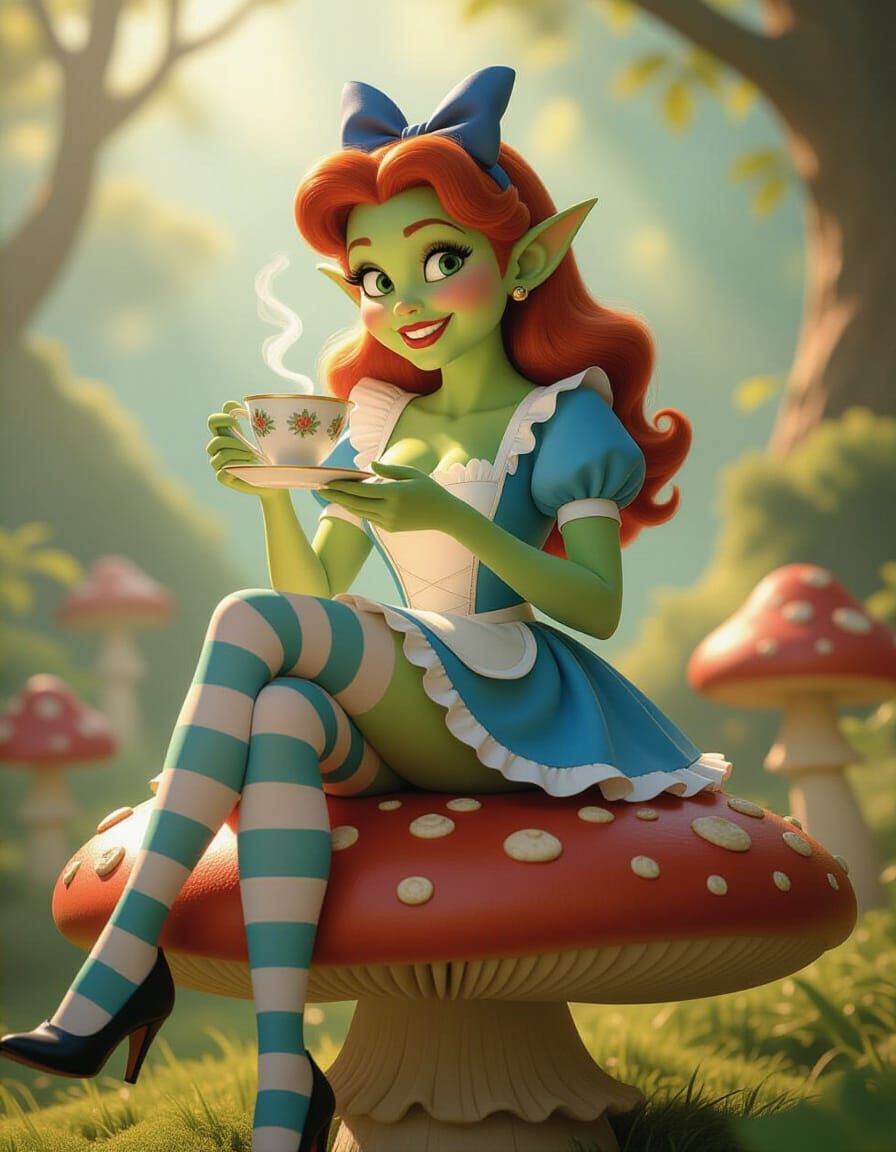 Goblin Maiden's Tea Party: Pixar Masterpiece
