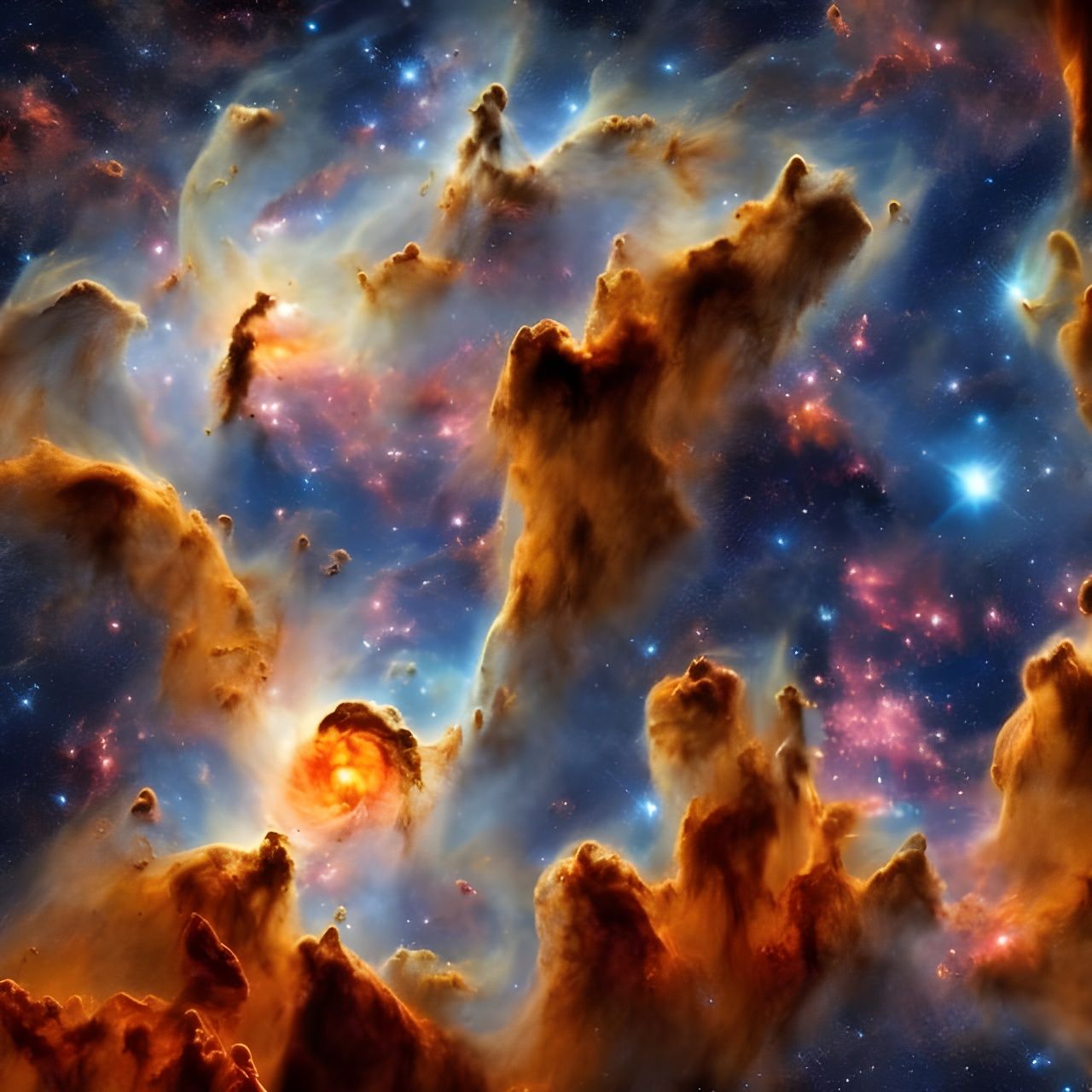 Hello Kitty in Space: A Digital Art Piece