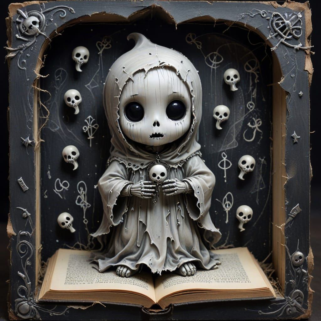 Ghostly Voodoo Chibi Whispering Secrets