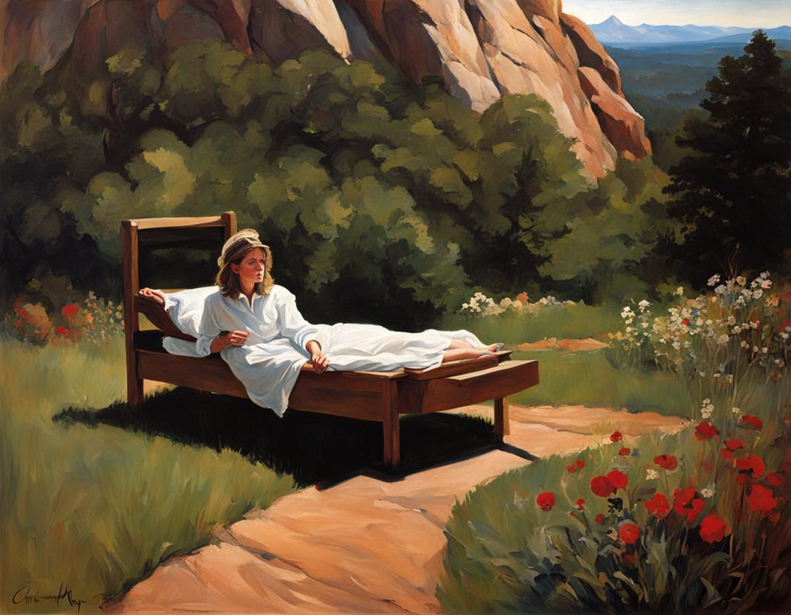 Christina's World in the Garden of the Gods