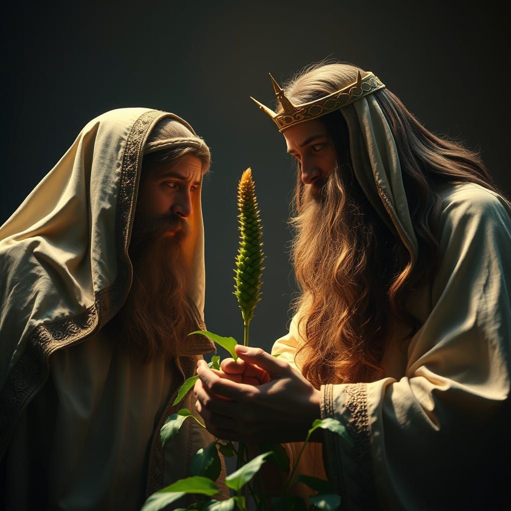 Hyperrealistic Scene of Abundant Nature in Bloom