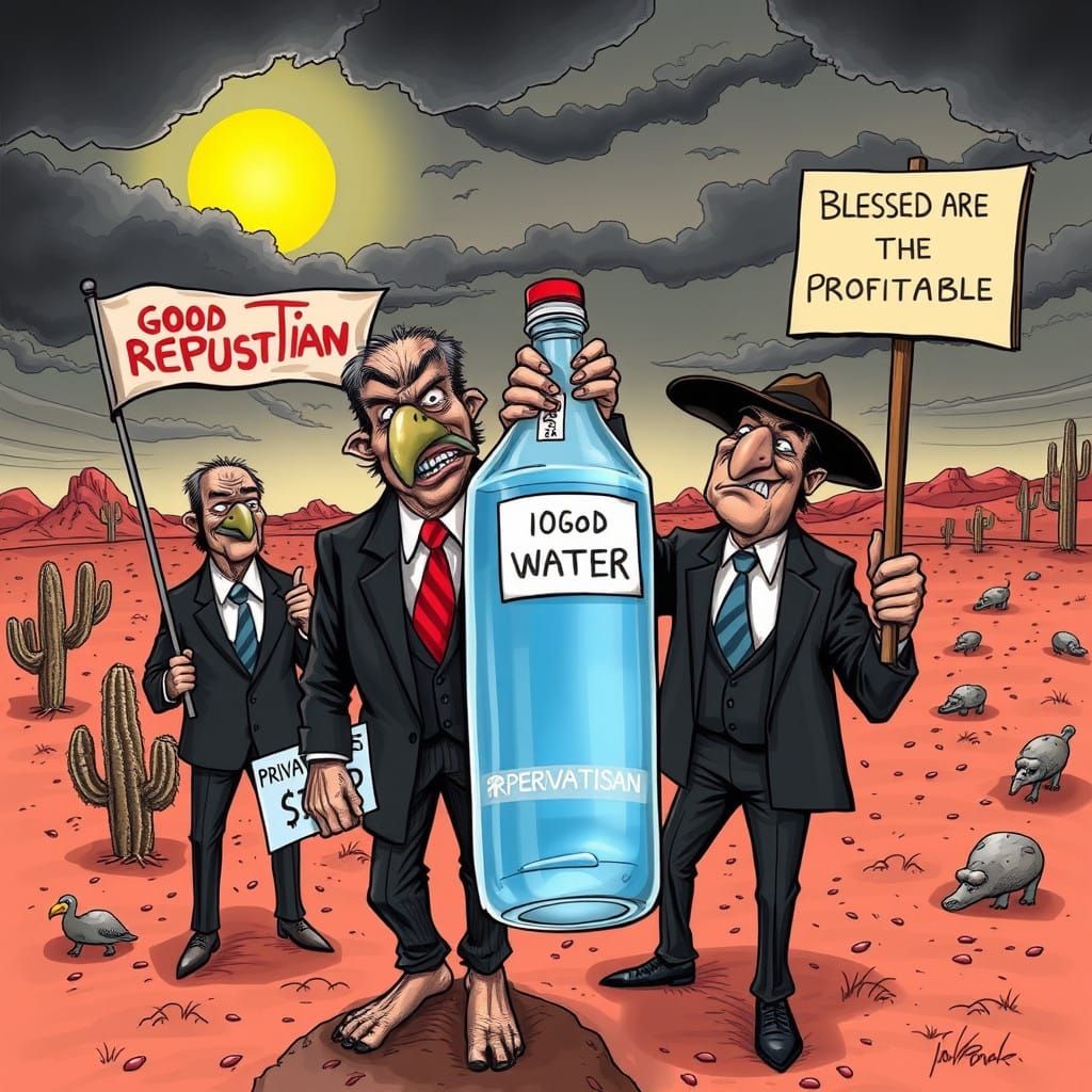 Vultures in Suits Prey on the Desperate in the Desert