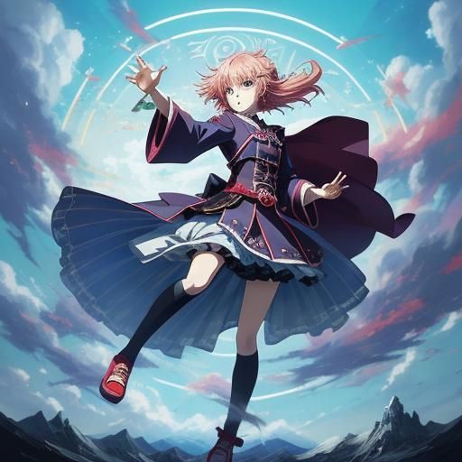 Anime Key Visual Inspired Manga Art
