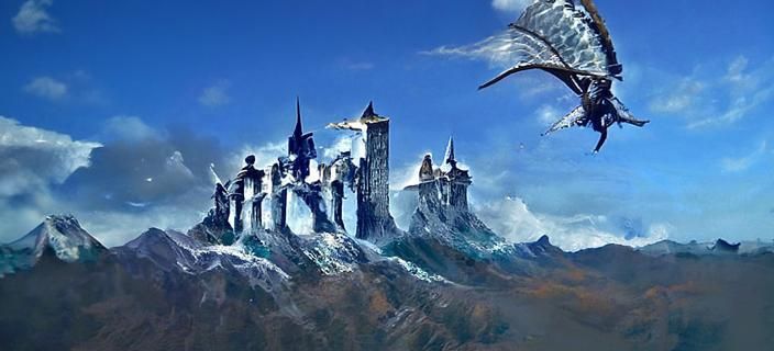 Epic Fantasy Dragon Castle