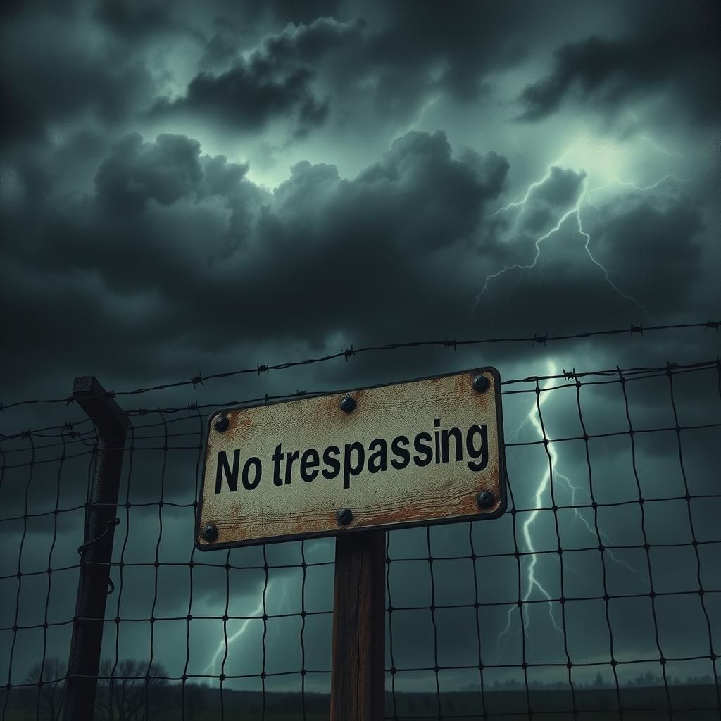No trespassing!