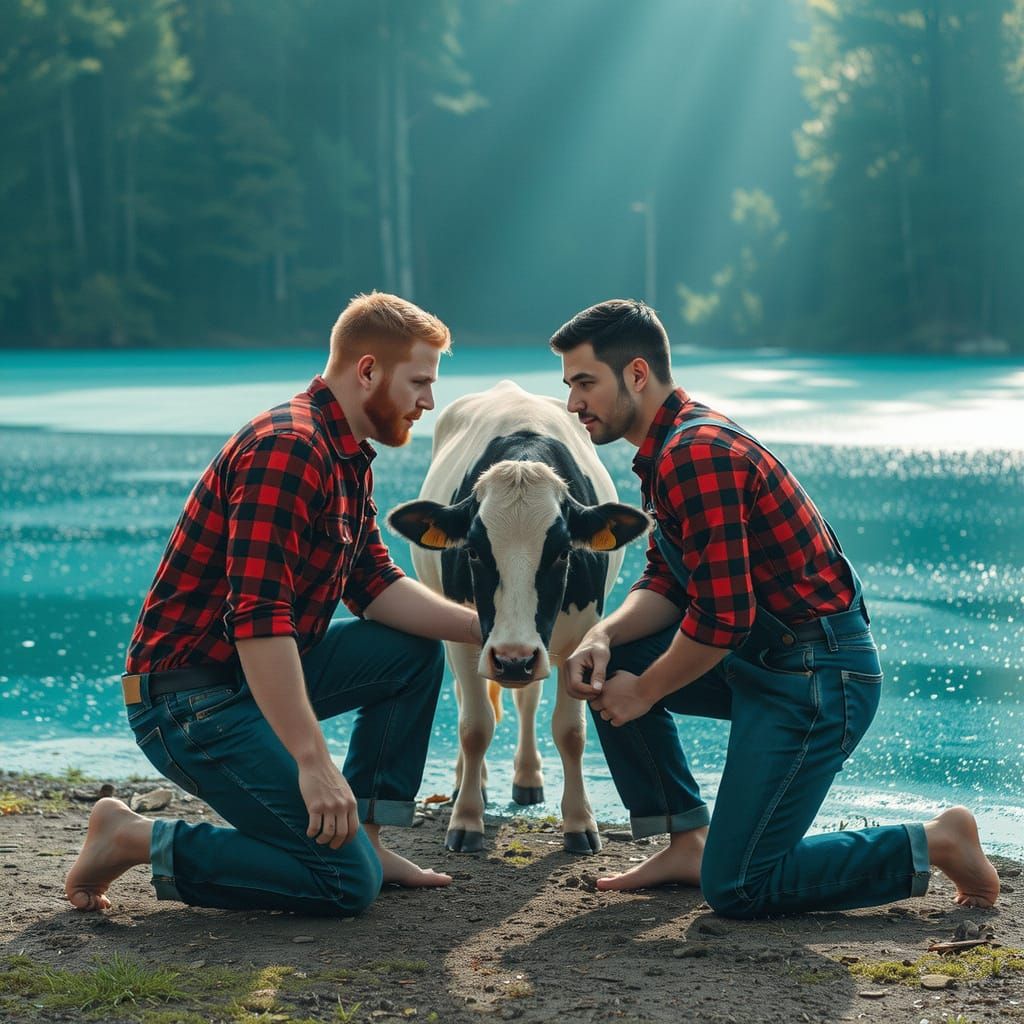 Hillbillies Cleanse Polluted Lake with Sick Cow