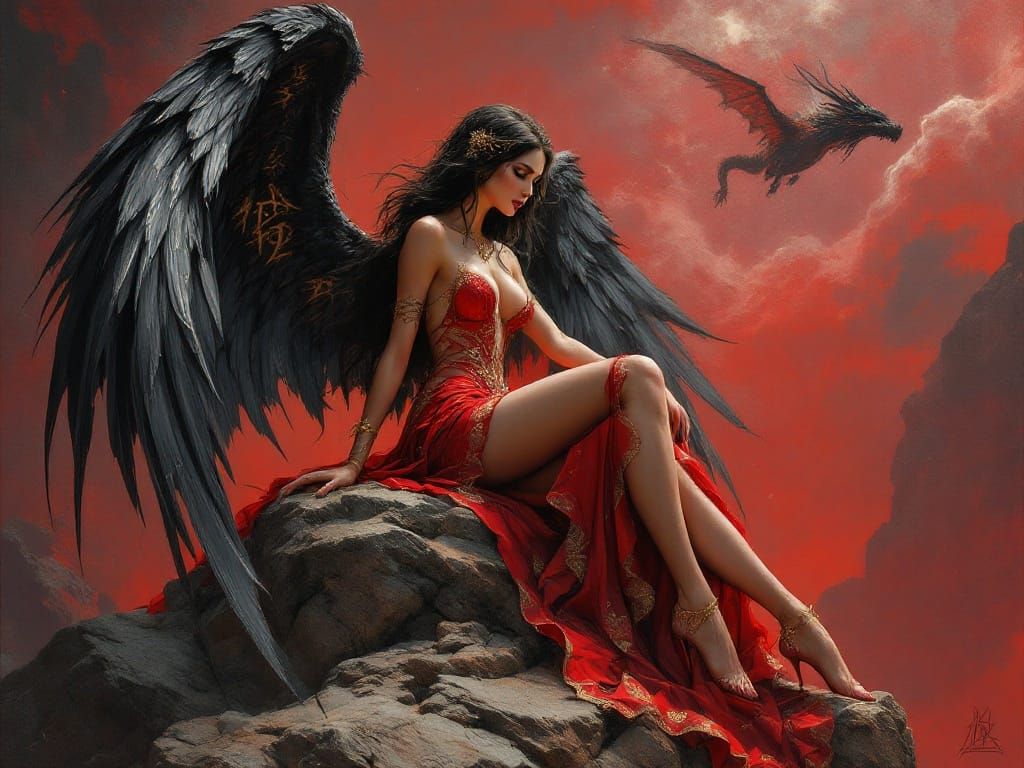 Lilith bored in hell