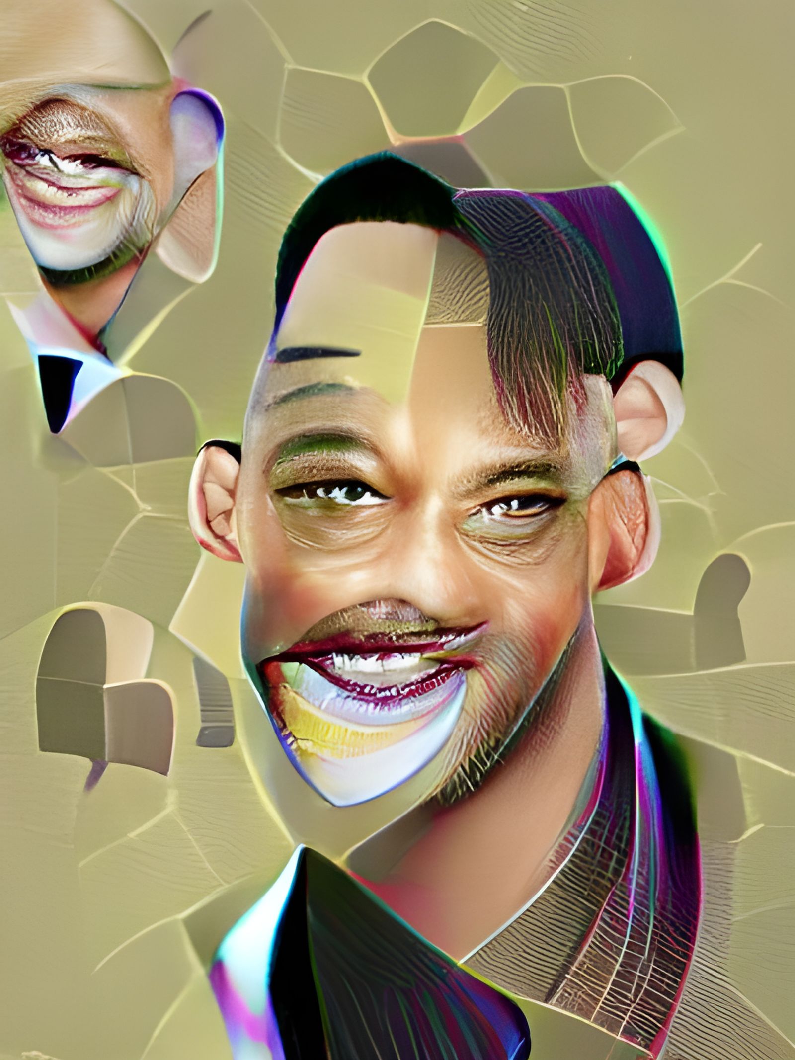Realistic Digital Portrait of Will Smith