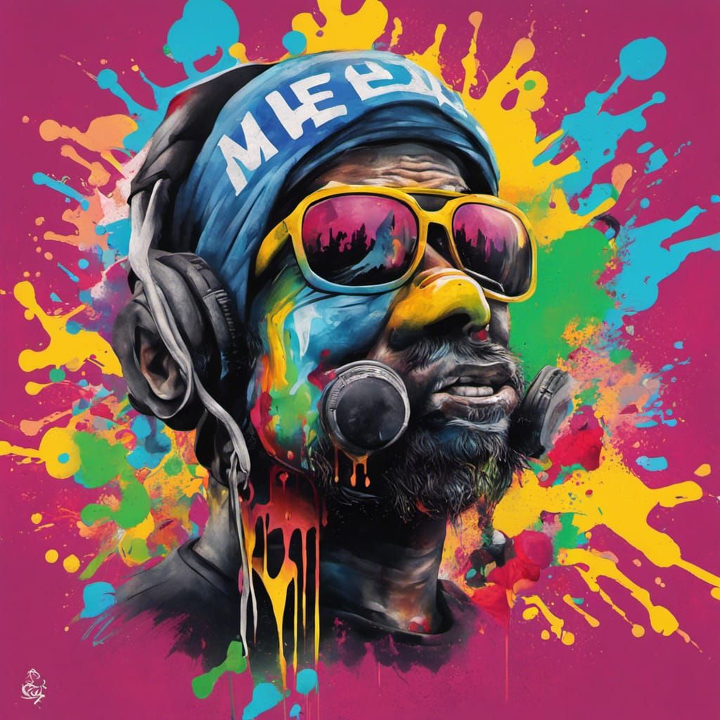 Maldives Democracy: Graffiti Splash Art