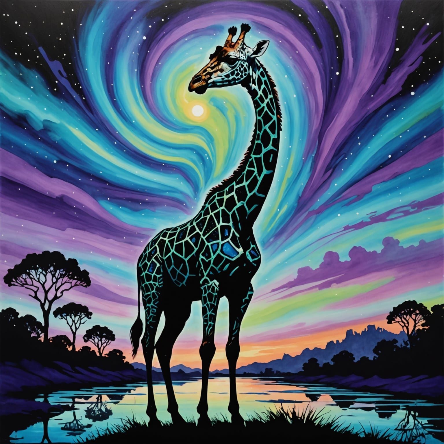 giraffe swirl