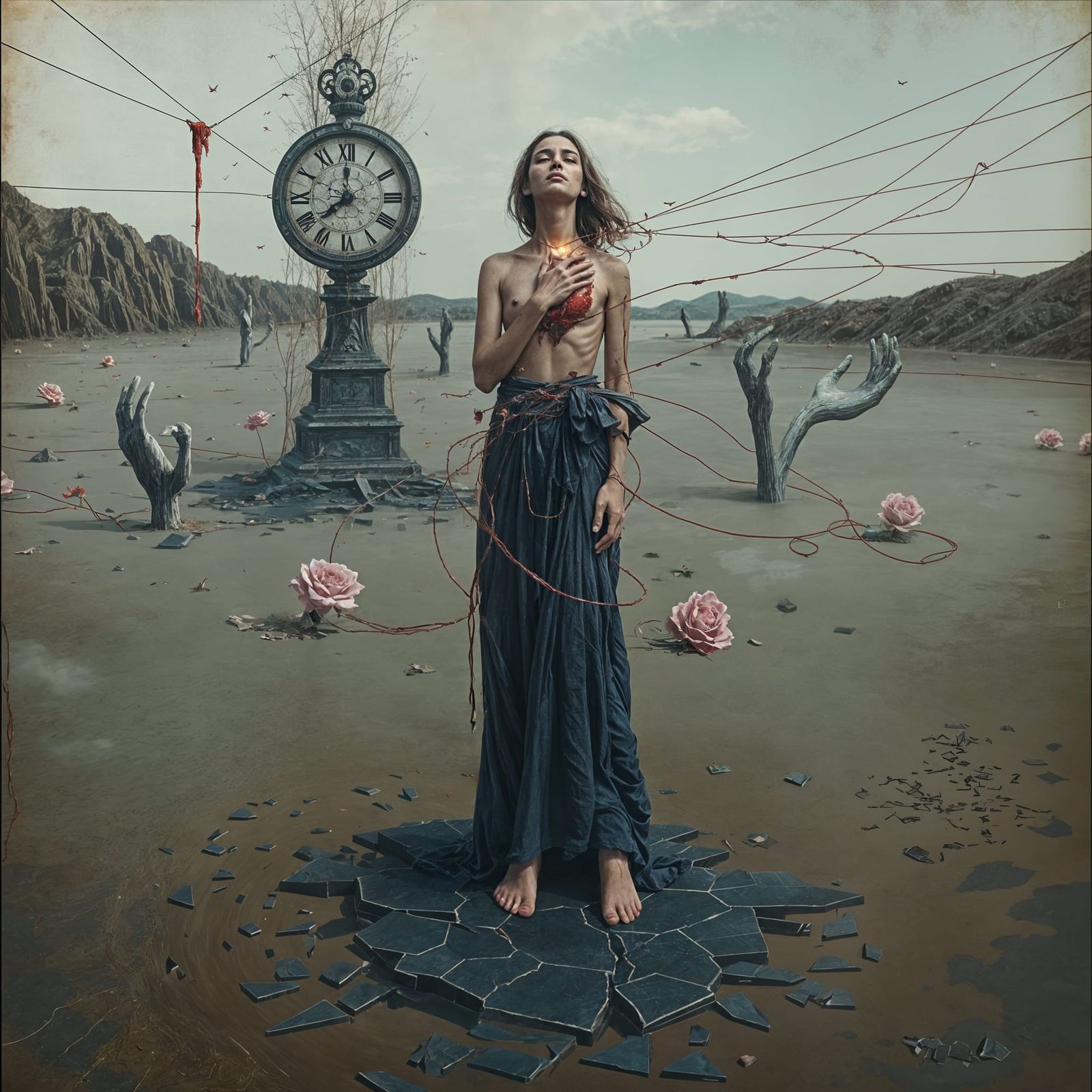 Surreal Landscape of Heartbreak and Despair