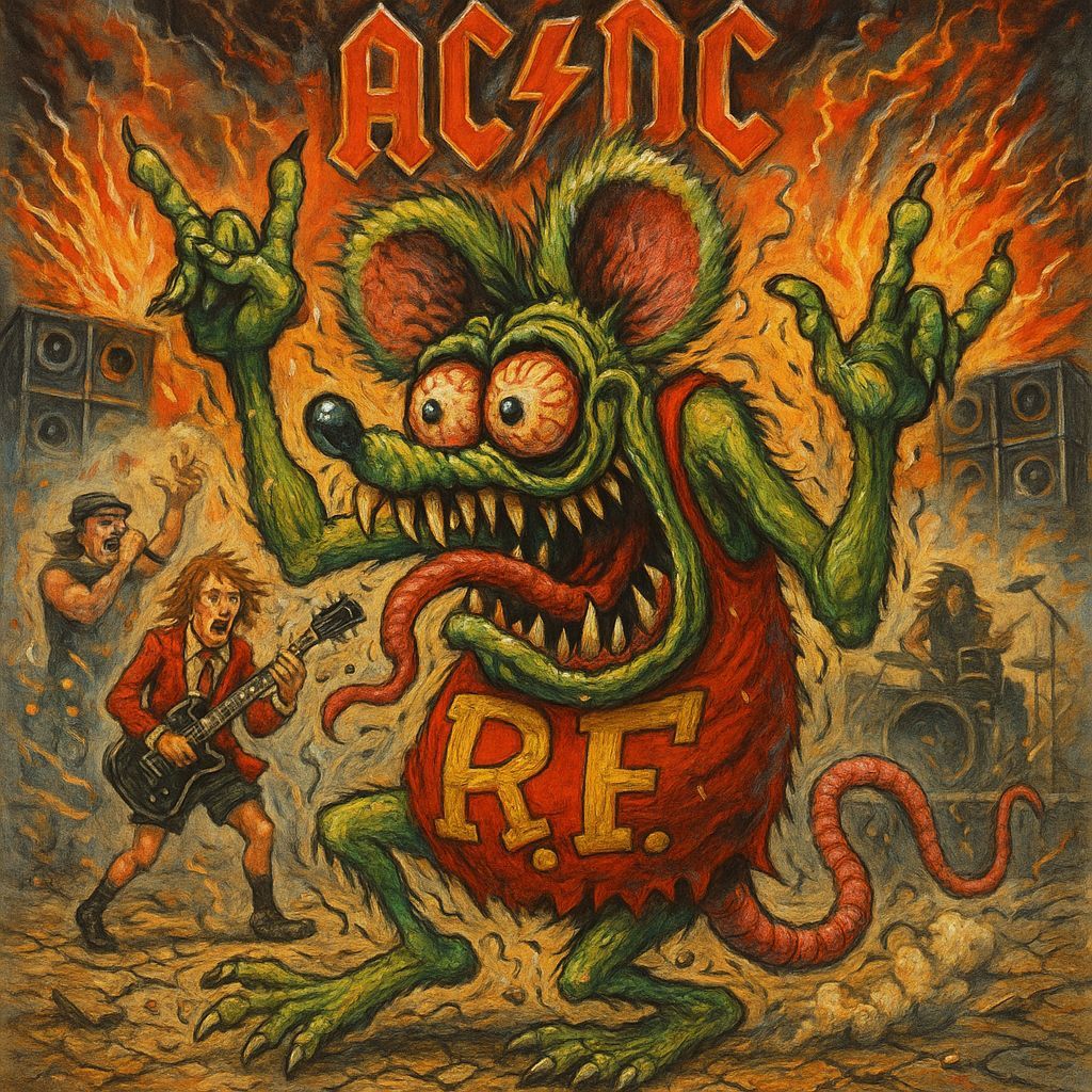 Grotesque Ratfink Monster at ACDC Concert