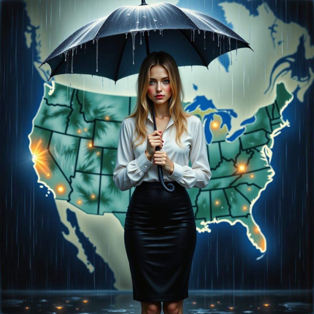 Florida Weather Woman said "Sunshine, All day"