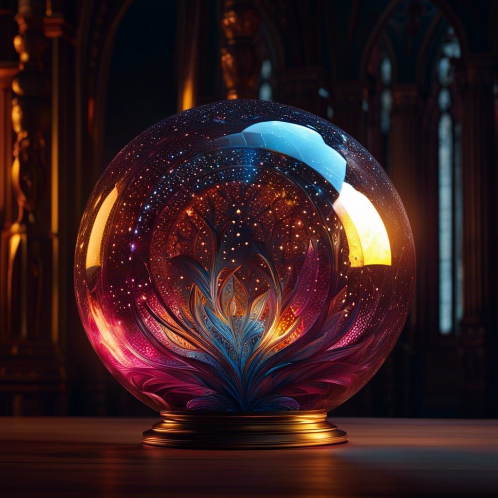 magical glass sphere