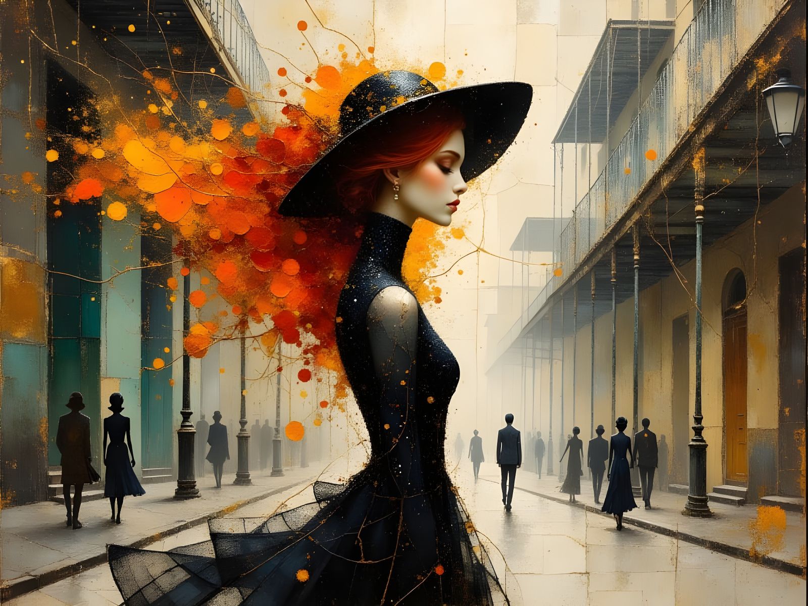 Red Head on Bourbon Street