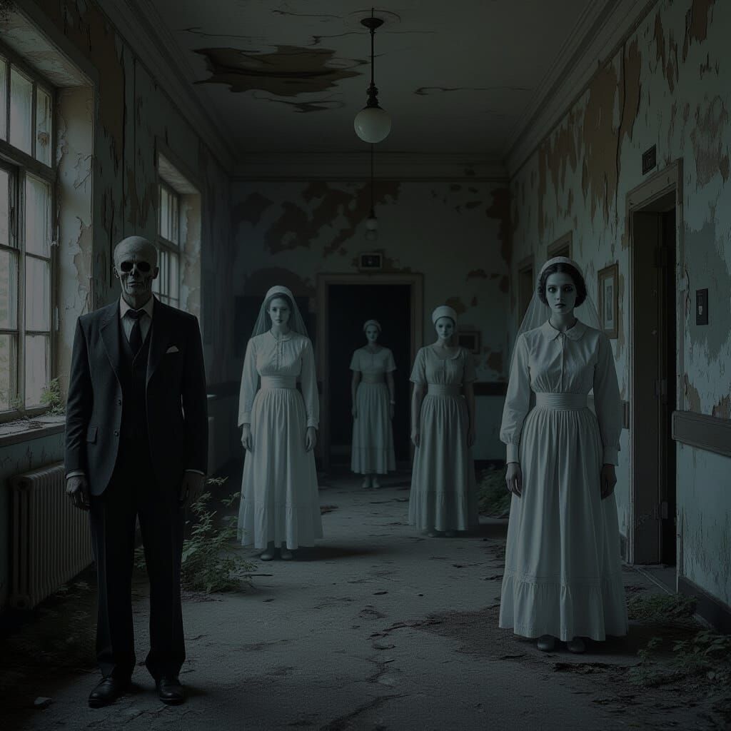 Ghosts Haunt Abandoned Mental Hospital