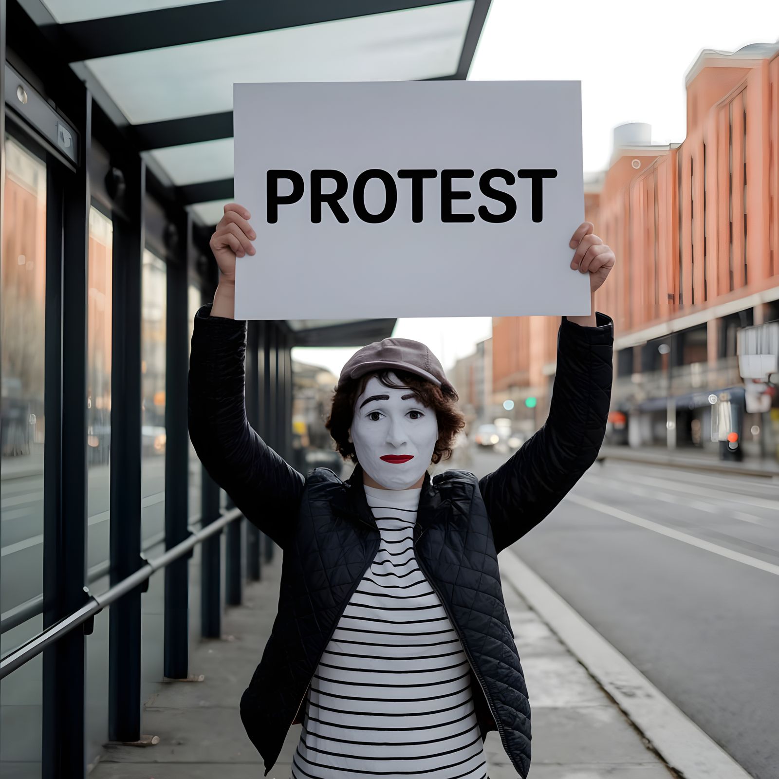 Mime in Urban Protest
