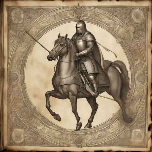 Beautiful illustration from a medieval codex