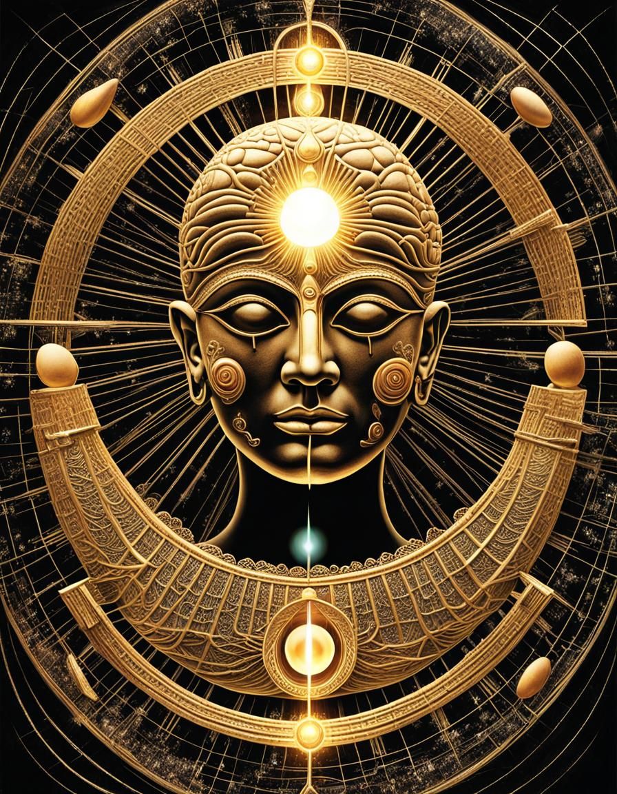 Pineal Gland Energy Creates Auric Fields in Hyperrealistic S...
