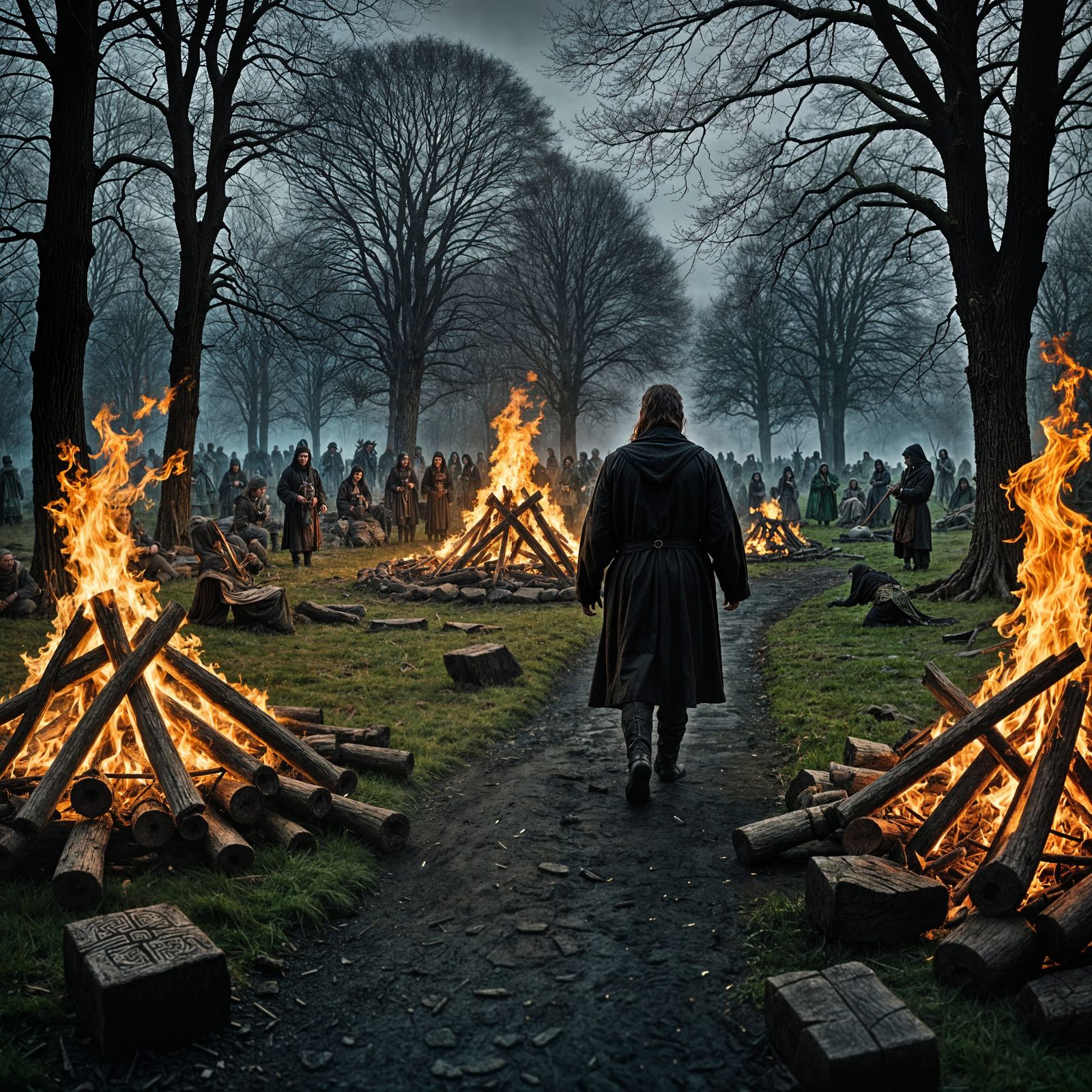 Samhain: Celtic Bonfires and Spirits Crossing Over