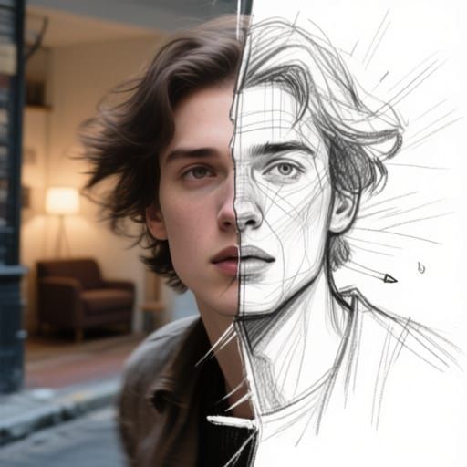 Dynamic Portrait: Sketch Bursting Into Reality