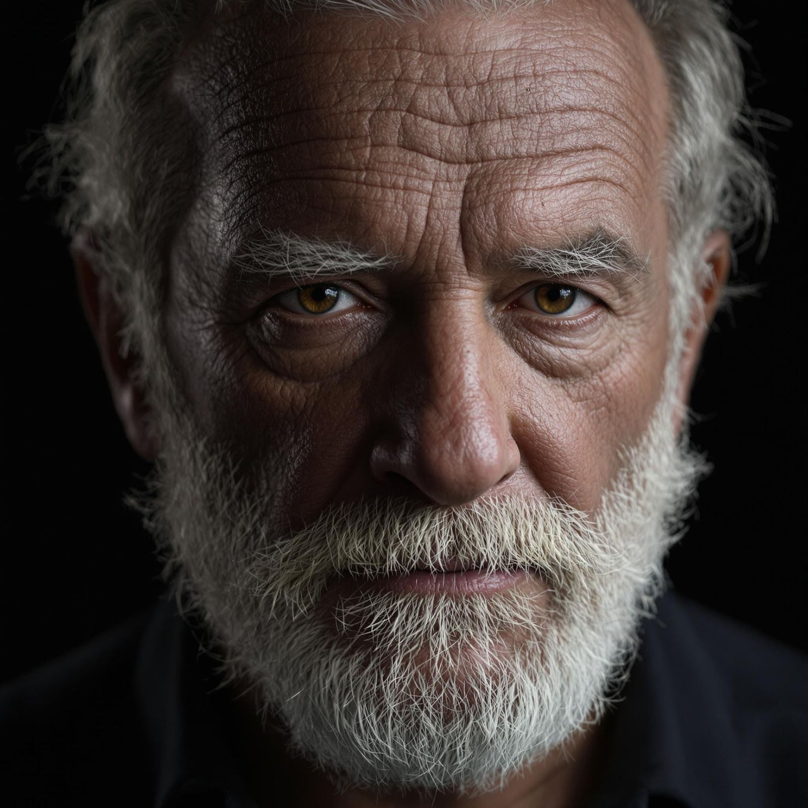 Ultra-Realistic Portrait of a Wise Old Man