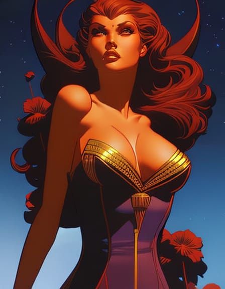 Enchanting Pin-Up Siren