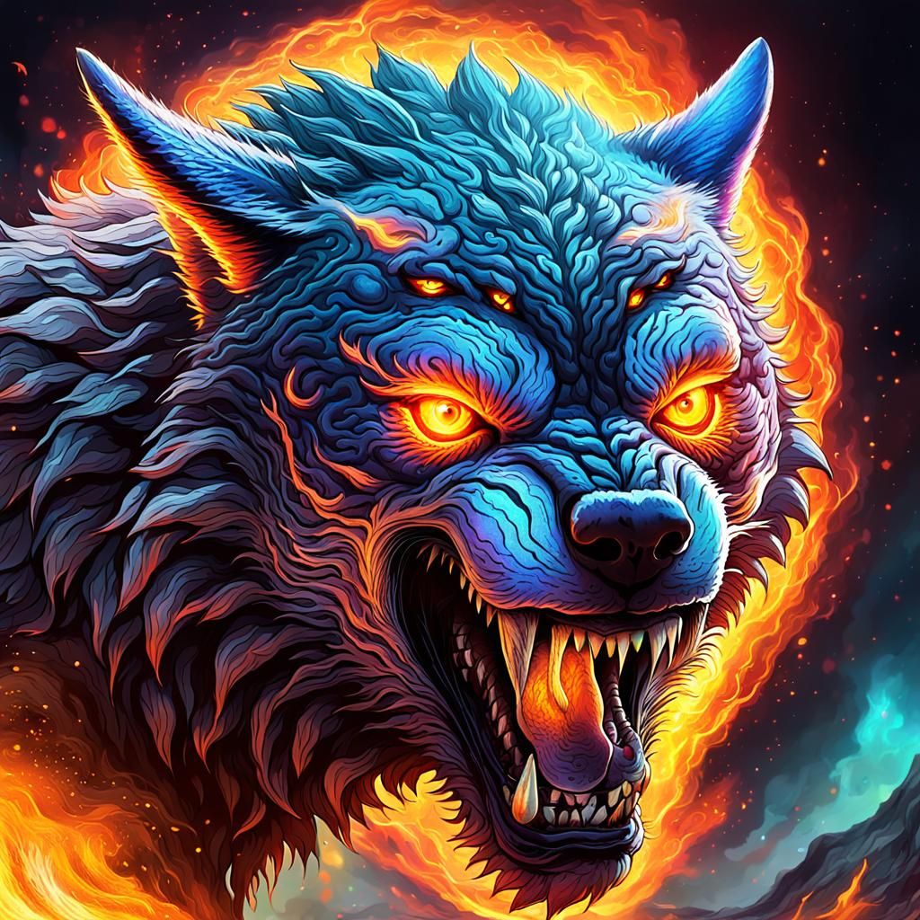 Ancient Wolf Beast Awakened for Cosmic Battle