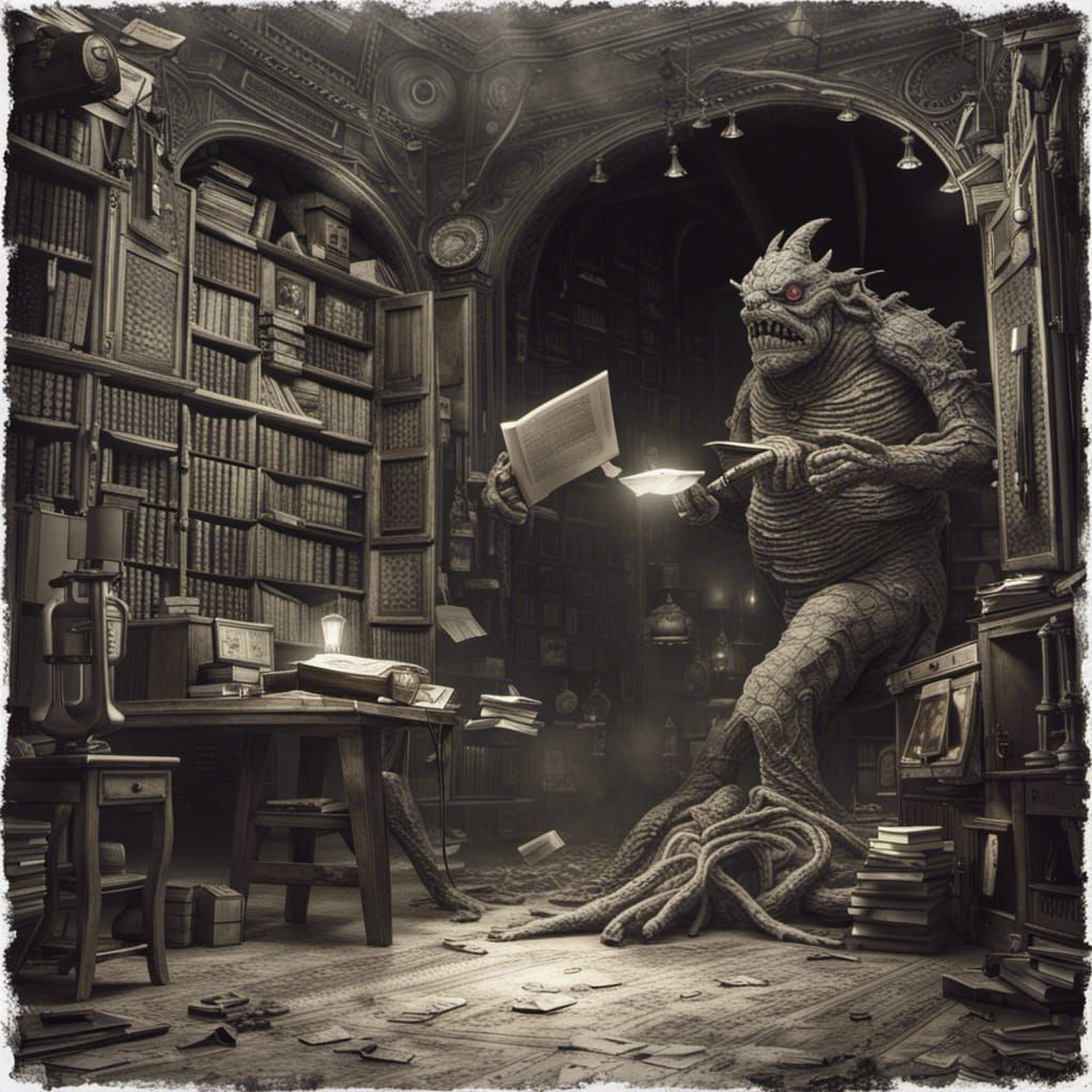 Epic Vogons Reading Poetry: Digital Matte Painting