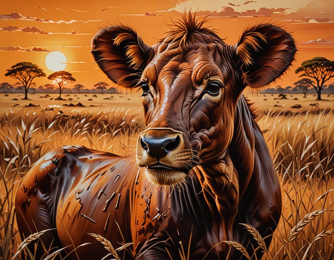 Melting Chocolade Cow