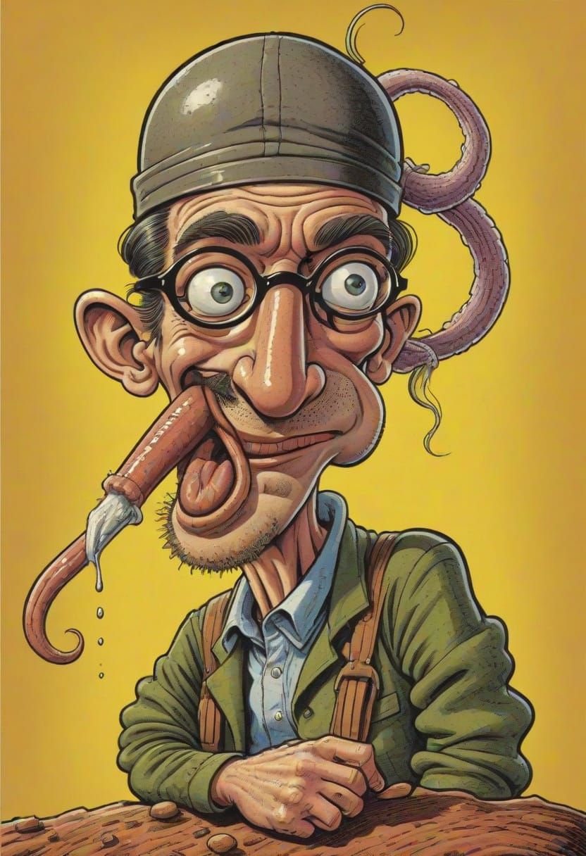 Portrait In the Style of Robert Crumb