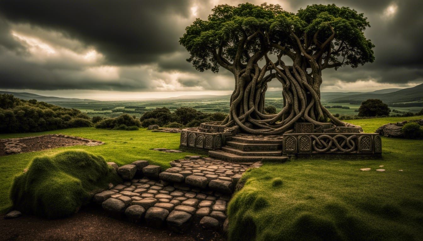 Hyperrealistic Celtic Scenery in High Definition
