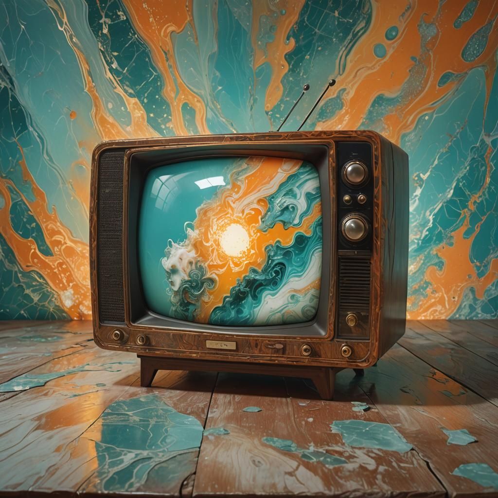 Marble Transforms to TV in Art Nouveau Style