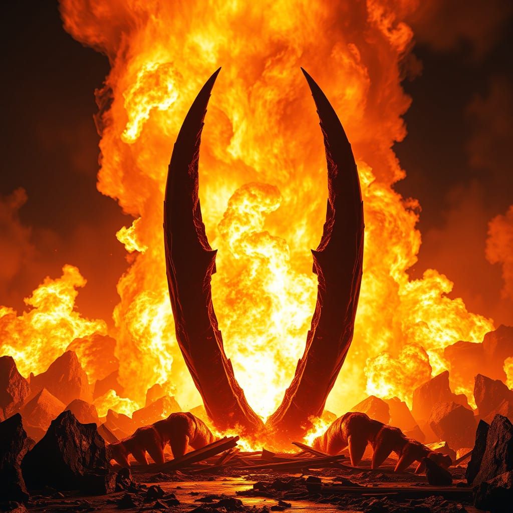 Mega Inferno with Gnarled Primordial Fangs