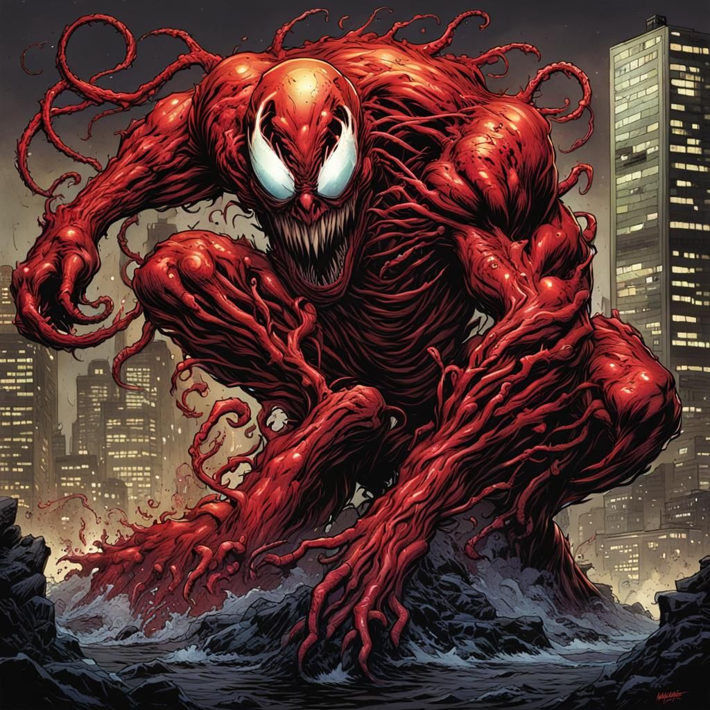 Carnage Comic Book Art by Mark Brooks & Dan Mumford