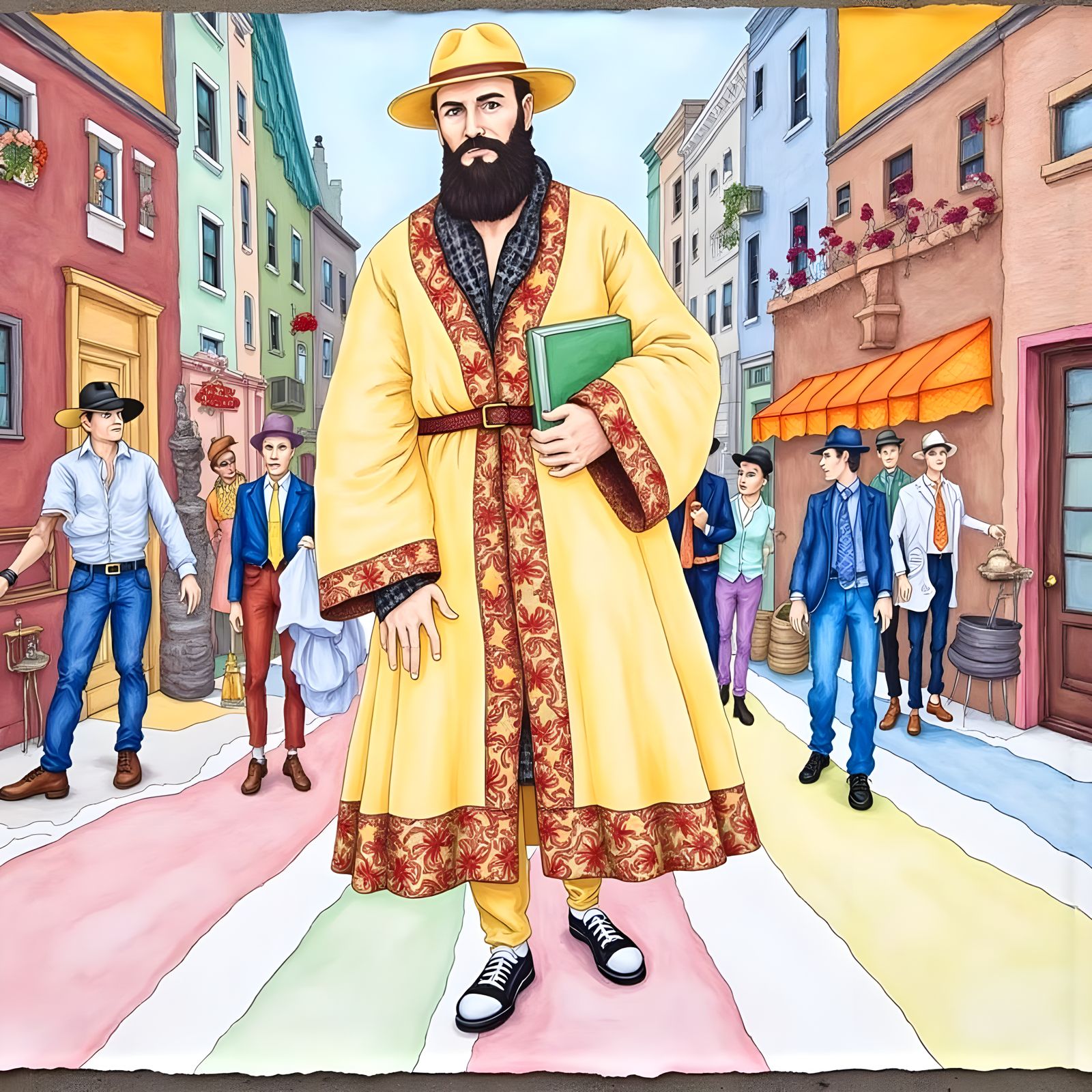 Modern Mystic in Urban Landscape