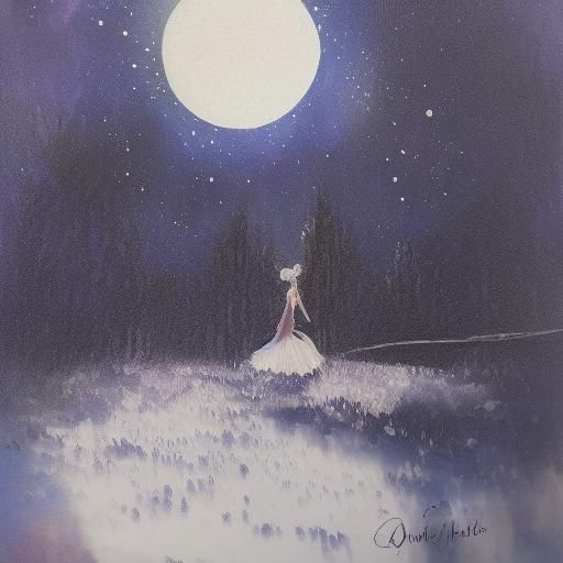 Anime Ballerina in Love, Soft Candlelight